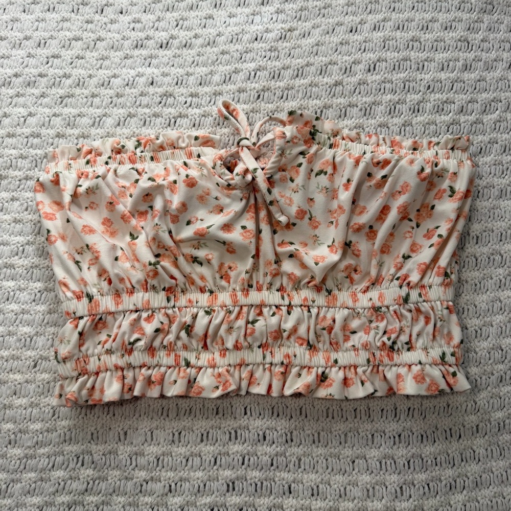 Forever 21 Floral Crop Top